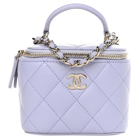 chanel vanity case purple|chanel vanity bag 2021.